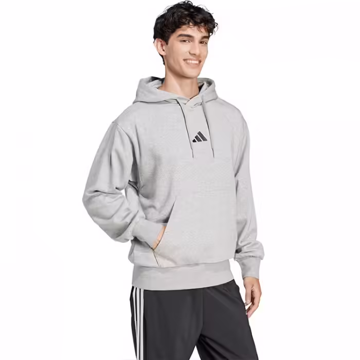 Толстовка Adidas ESSENTIALS FEELCOZY FLEECE Серый XS - 3