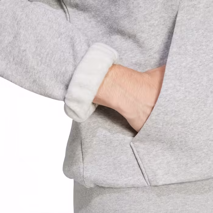 Толстовка Adidas ESSENTIALS FEELCOZY FLEECE Серый XS - 5