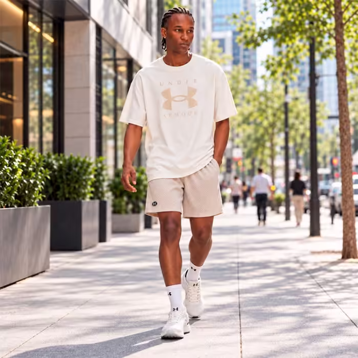 Tricou Under Armour UA M HW OS Branded SS - 7