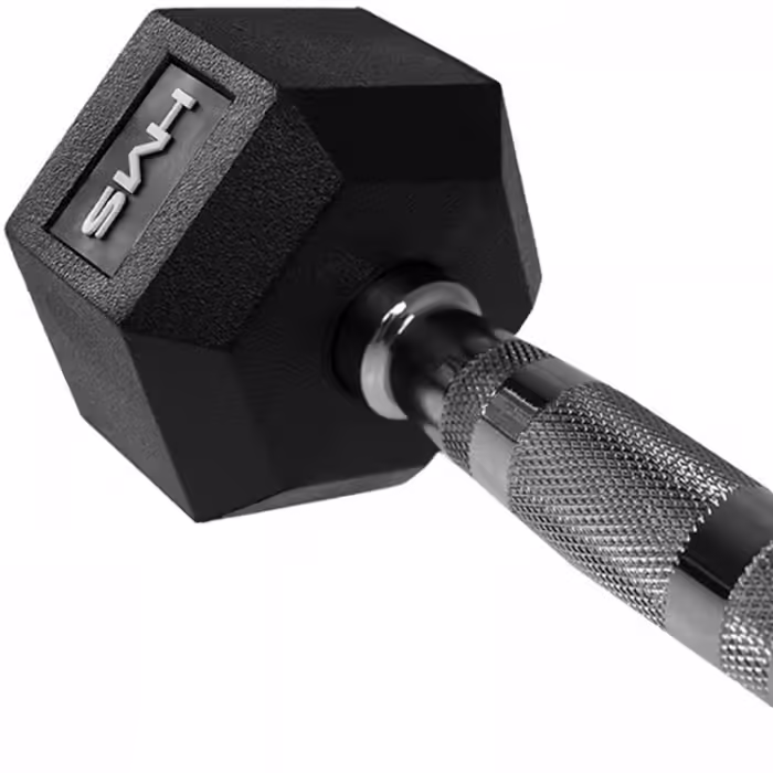 Гантель 2 кг HMS HEX PRO Dumbbell Черный/Серебристый 2 kg - 3