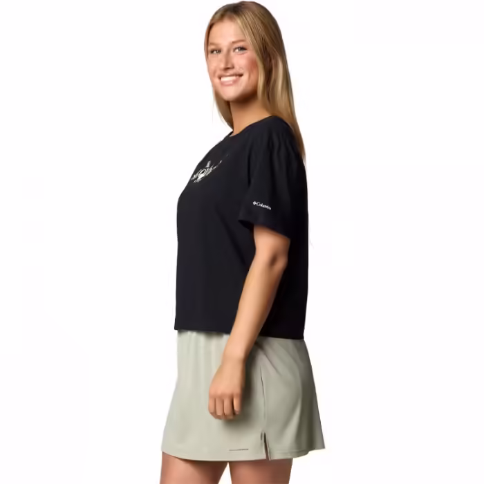 Tricou Columbia Rolling Bend Graphic Relaxed Crop Short Sleeve Shirt - 2