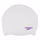 Шапочка для плавания Speedo PLAIN MOUD SILC CAP JU WHITE/PURPLE