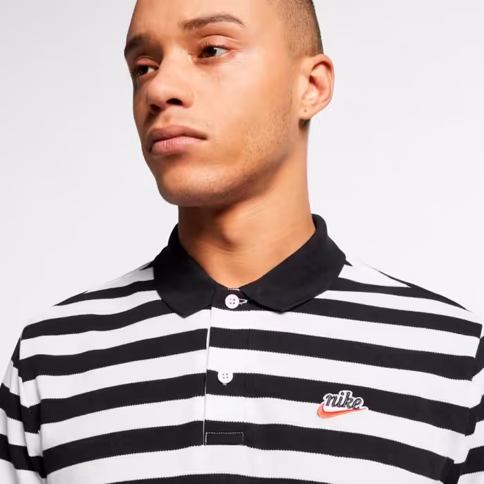 Поло Nike M NSW HE POLO PQ SCRIPT Черный S - 5