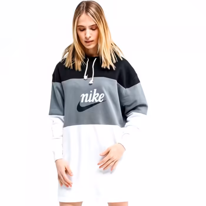 Rochie Nike W NSW VRSTY HOODIE DRESS FT - 3