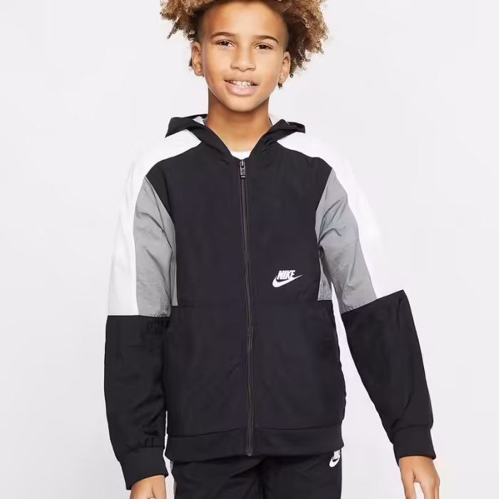 Толстовка Nike B NSW WOVEN FZ - 2