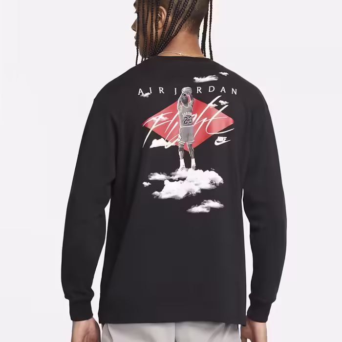 Толстовка Nike M J FLT ESS STMT 85 LS CREW - 2