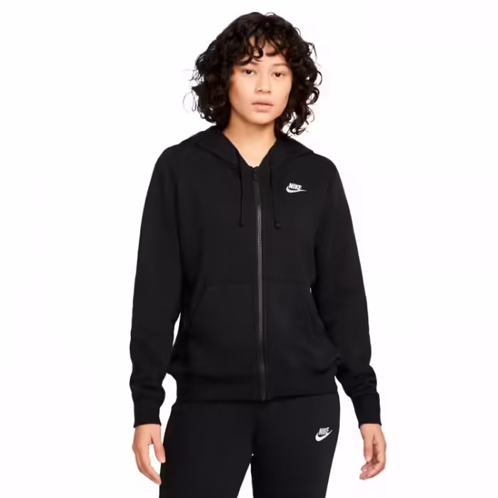 Hanorac Nike W NSW CLUB FLC FZ HOODIE STD - 2