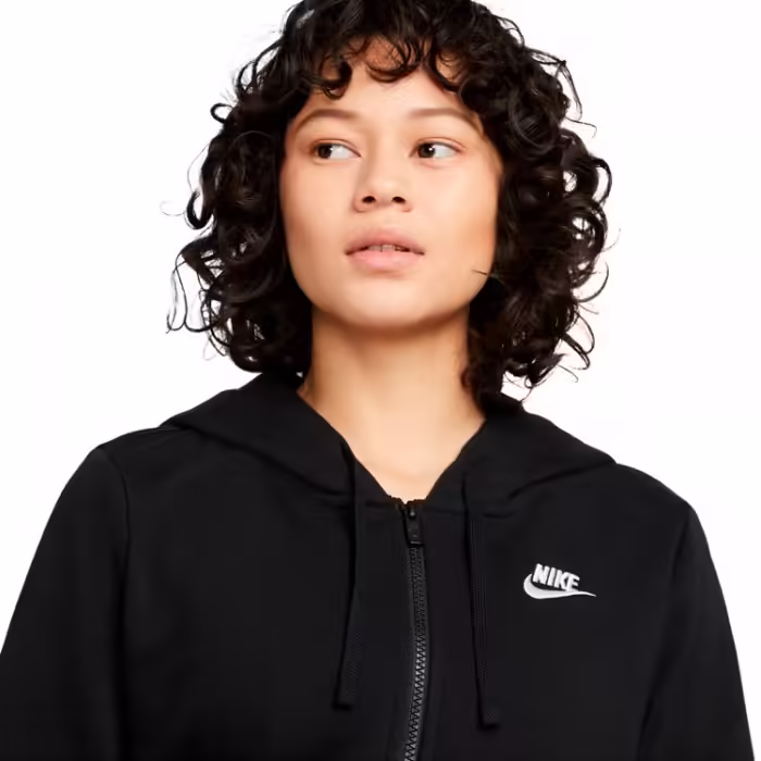 Hanorac Nike W NSW CLUB FLC FZ HOODIE STD - 3