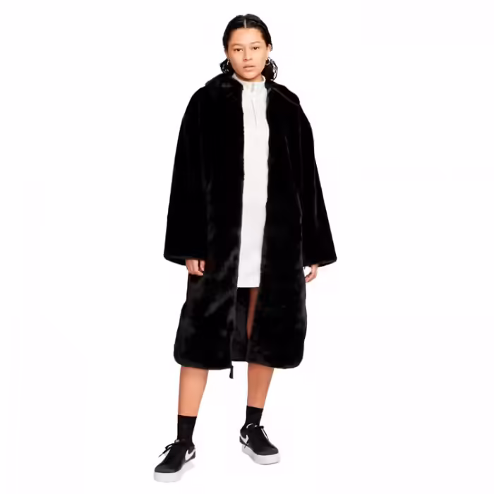Scurta Nike W NSW FX FUR GFX AOP LNG JKT - 7