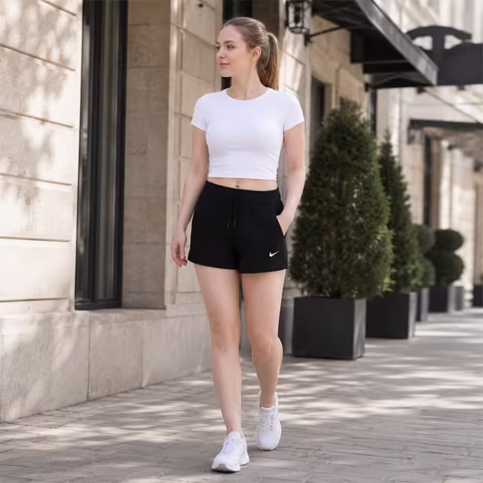 Sorti Nike W NSW RIB JRSY SHORT - 7