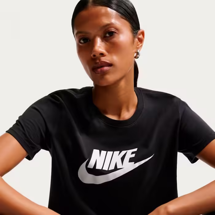 Футболка Nike W NSW TEE ESSNTL ICN FTRA Черный S - 6