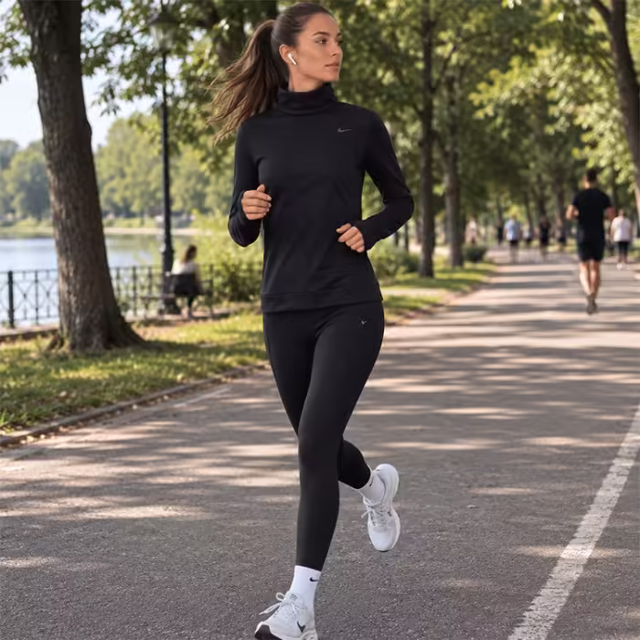 Hanorac Nike W NK SWIFT ELEMNT TF TTLNK Negru M - 3