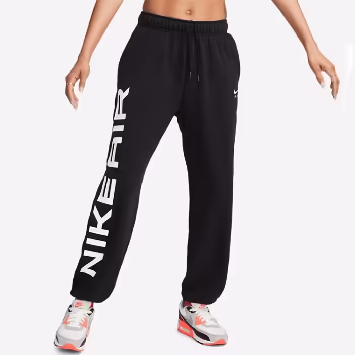 Pantaloni Nike W NSW AIR FLC OS HR JGGR Negru M - 5