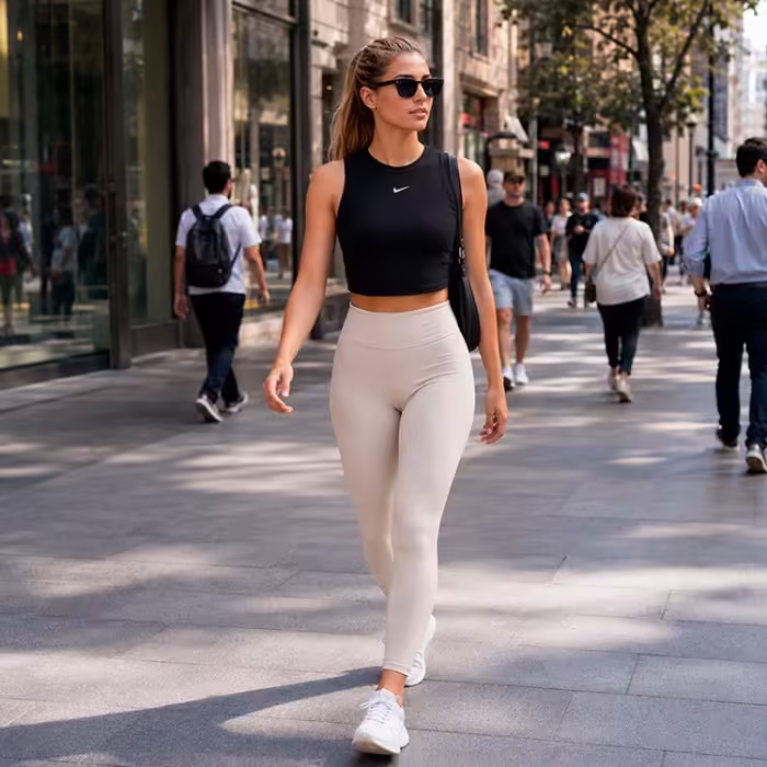 Maiou Nike W NSW ESSNTL RIB CRP TANK Negru XS - 7