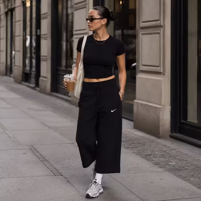 Брюки Nike W NSW PHNX FLC HR CROP SWTP - 9
