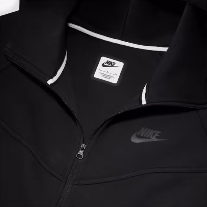 Толстовка Nike W NSW TCH FLC WR FZ HDY Черный L - 9