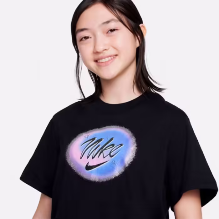 Tricou Nike G NSW TEE BOXY CARNIVAL Negru L - 5