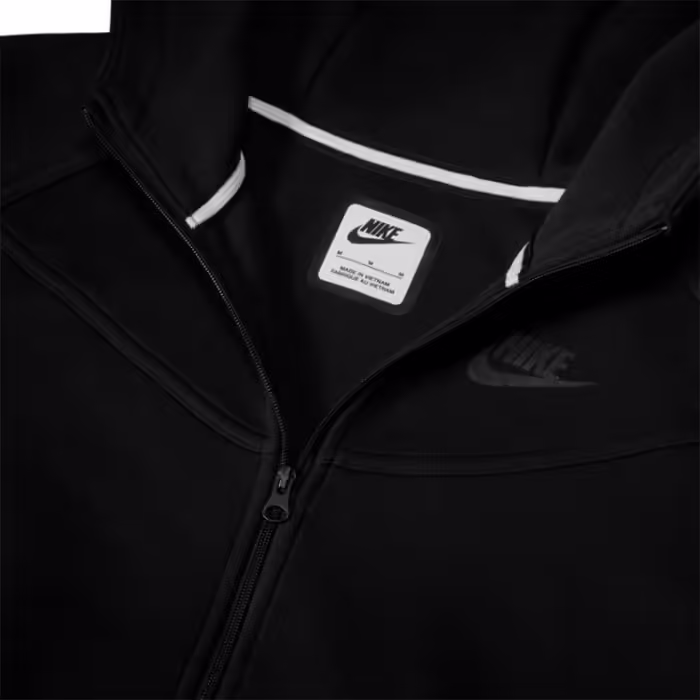 Толстовка Nike G NSW TCH FLC HD FZ LS Черный XL - 6
