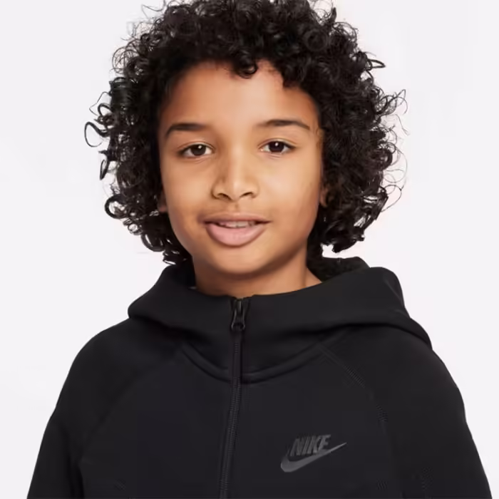 Hanorac Nike B NSW TECH FLC FZ Negru S - 4