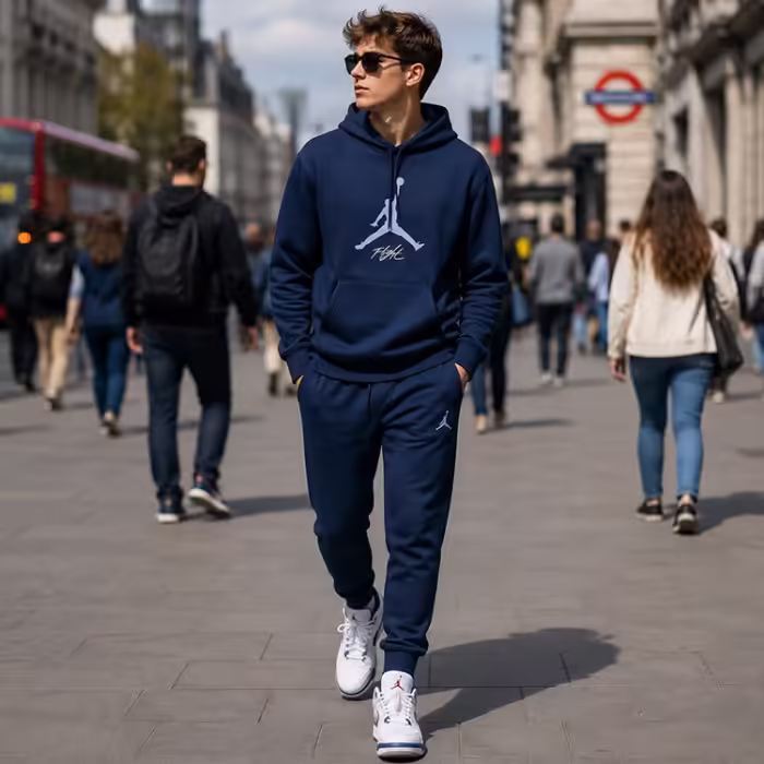 Толстовка Nike M J ESS FLC BASELINE HOODIE - 7