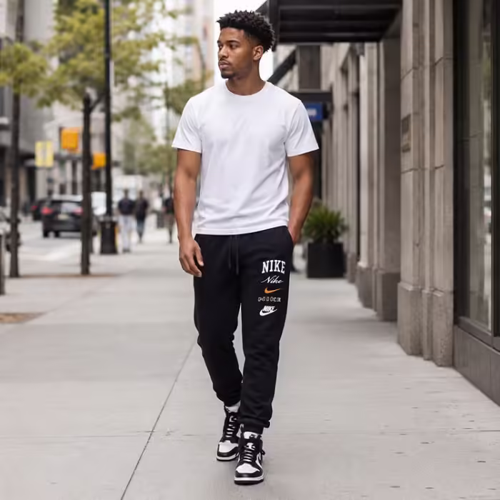 Брюки Nike M NK CLUB BB CF PANT STACK GX Черный XL - 7