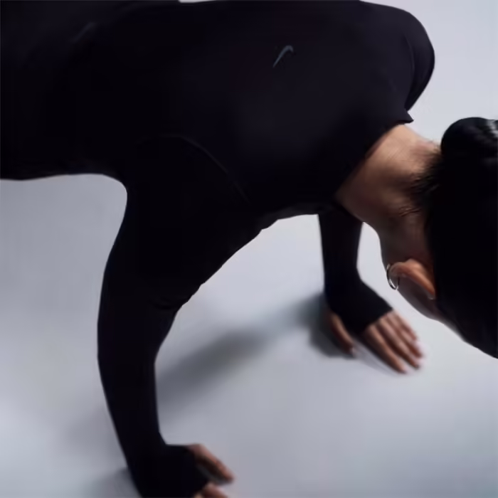 Long-sleeve Nike W NK INF DF LS TOP Negru XXS - 7
