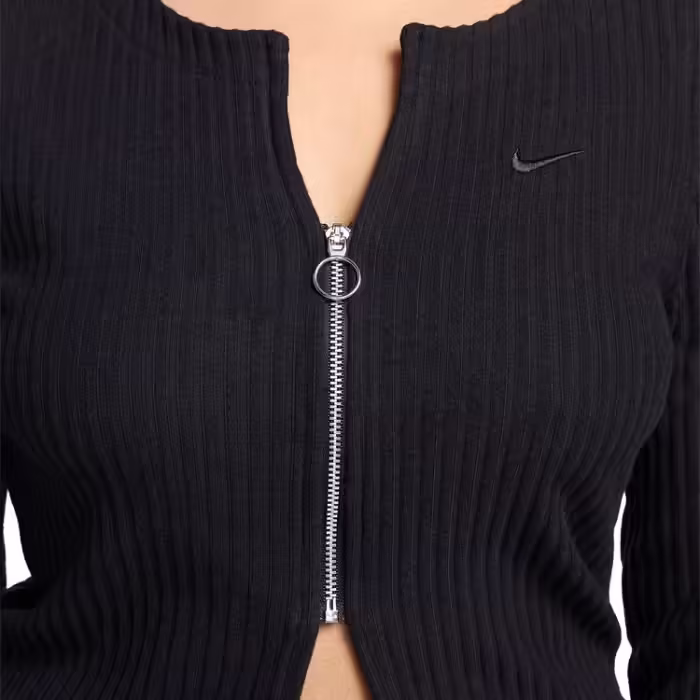 Hanorac Nike W NSW NK CHLL KNT RIB FZ CRDGN - 4