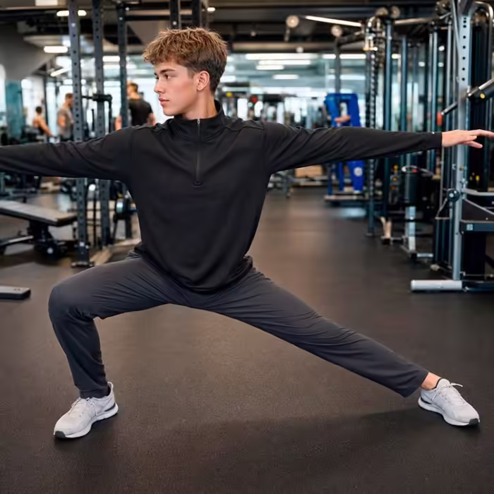 Лонгслив Nike B NK DF UV MULTI LS HZ TOP ESS Черный S - 7
