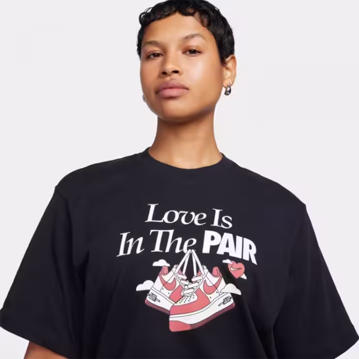 Футболка Nike W NSW TEE OC 1 BOXY VDAY Черный S - 6