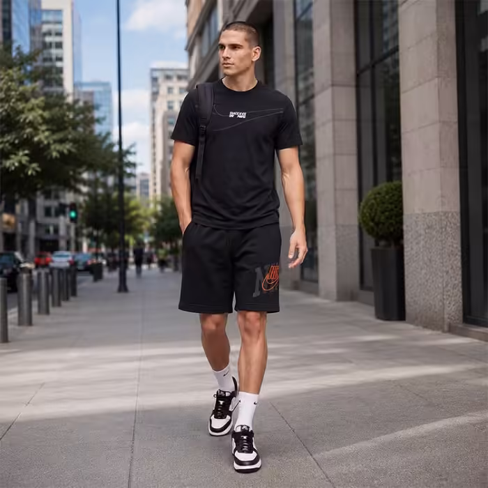 Sorti Nike M CLUB FT SHORT ARCH GX Negru M - 7
