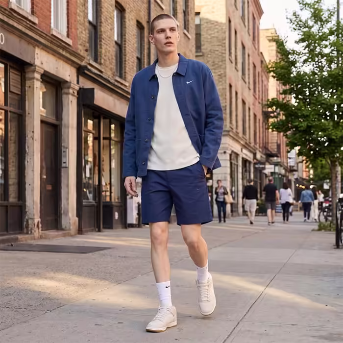 Шорты Nike M CLUB CHINO SHORT Синий 30 - 8