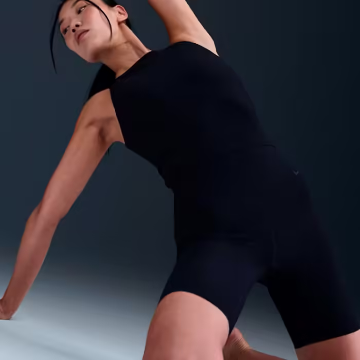 Maiou Nike W NK INF DF TANK WD RIB Negru L - 6