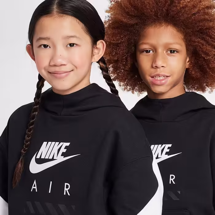 Толстовка Nike K AIR FLC PO HOODIE - 7