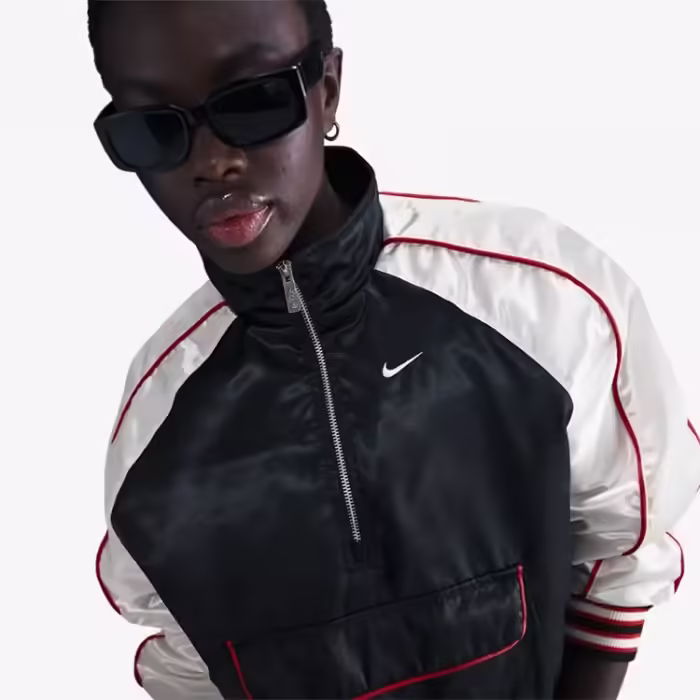 Hanorac Nike W NSW STREET SVNR JKT Negru-alb M - 6