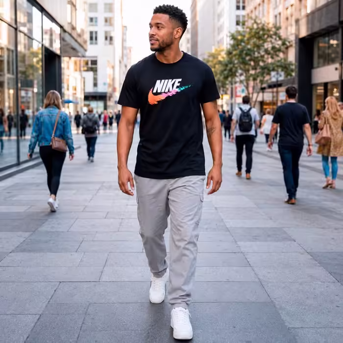 Футболка Nike M NSW TEE 6MO FTRA Черный L - 7