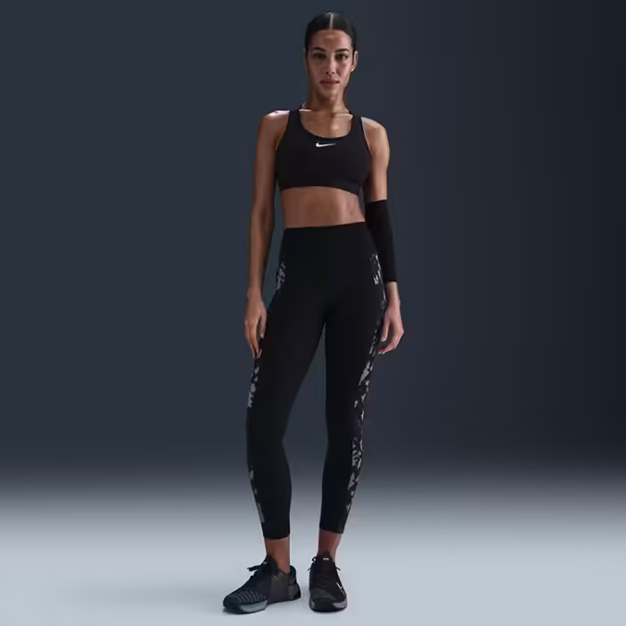 Panta-colanti Nike W NK ONE DF HR 7/8 TIGHT AOP Negru XXS - 8