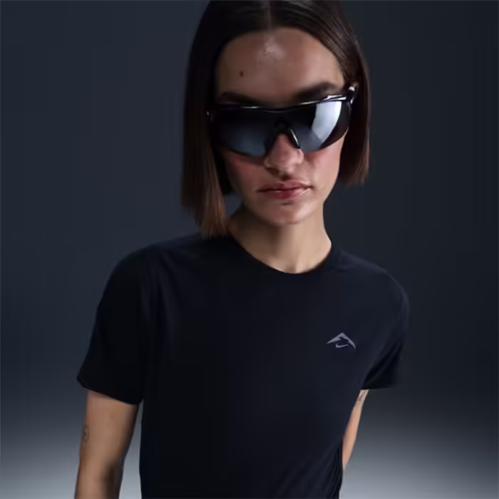 Tricou Nike W NK TRAIL DF UV SS TOP Negru S - 6