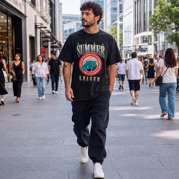 Футболка Nike M NK TEE M90 OC Черный XXL - 7