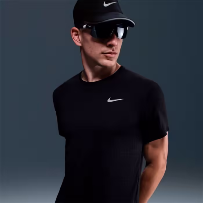Tricou Nike M NK DF BREATHE MILER SS TOP Negru L - 5