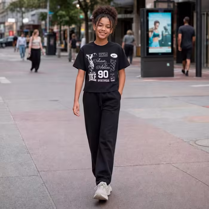 Футболка Nike G NSW TEE DANCE Черный S - 7