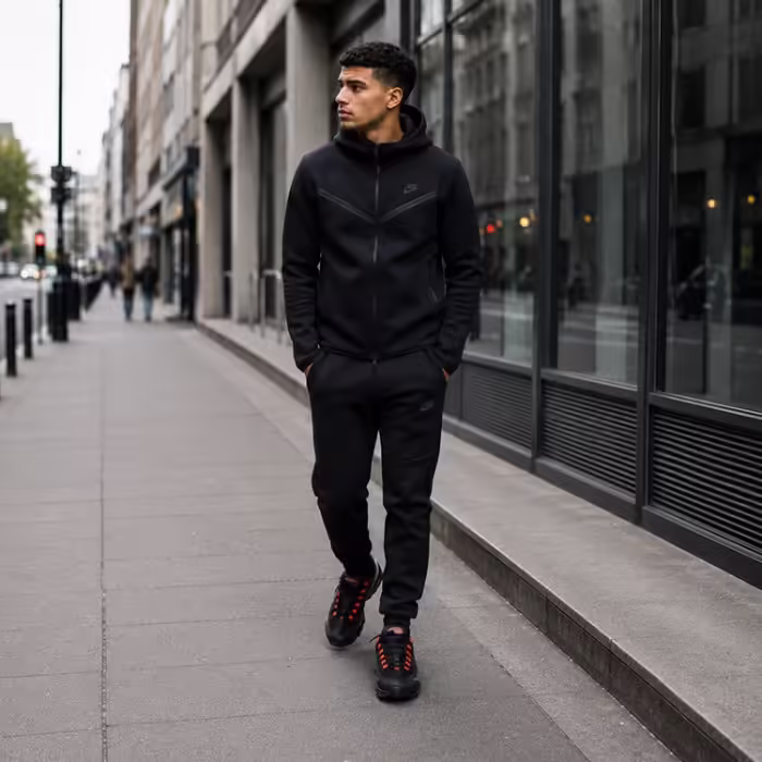 Брюки Nike M NK TCH FLC JGGR Черный L - 7