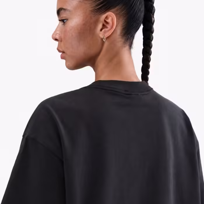 Футболка Nike LUXE BOXY Черный XS - 4