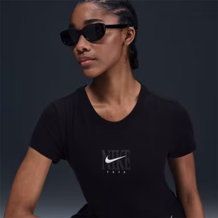 Tricou Nike W NSW SS SLIM TEE PNX GRX Negru XL - 6
