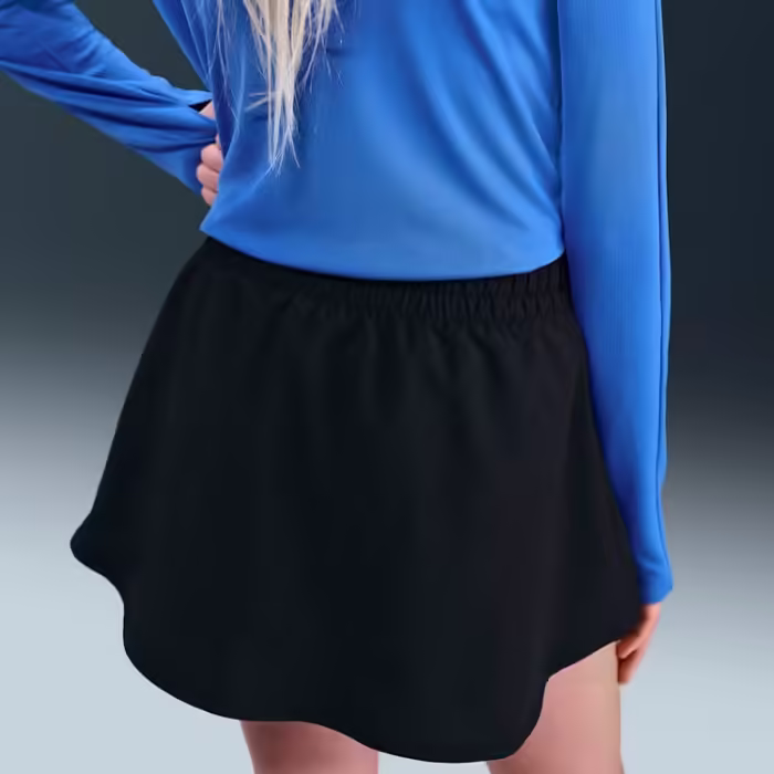 Юбка Nike ONE DRI-FIT HIGH-WAISTED Черный XS - 5