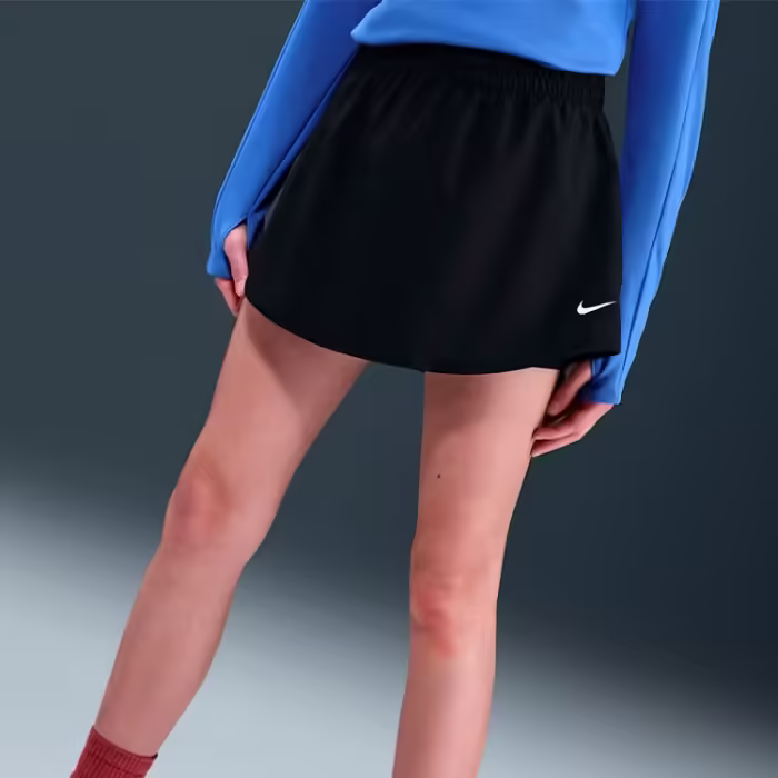 Юбка Nike ONE DRI-FIT HIGH-WAISTED Черный XS - 6