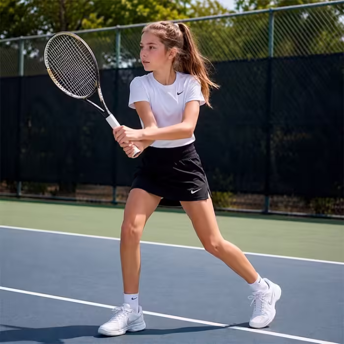 Юбка Nike ONE DRI-FIT HIGH-WAISTED Черный XS - 7