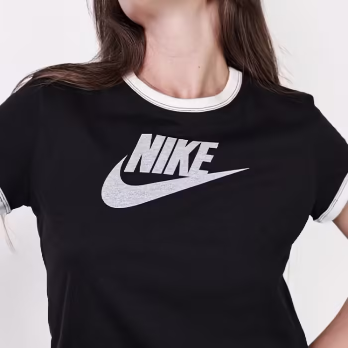 Tricou Nike W NSW SS RINGER TEE VNTG RUN Negru XL - 6