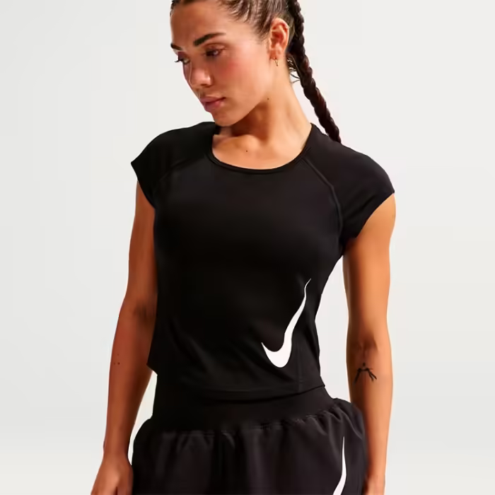 Футболка Nike Tempo Swoosh Черный XL