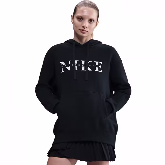 Толстовка Nike W NSW PHNX FLC PO HOOD GLS