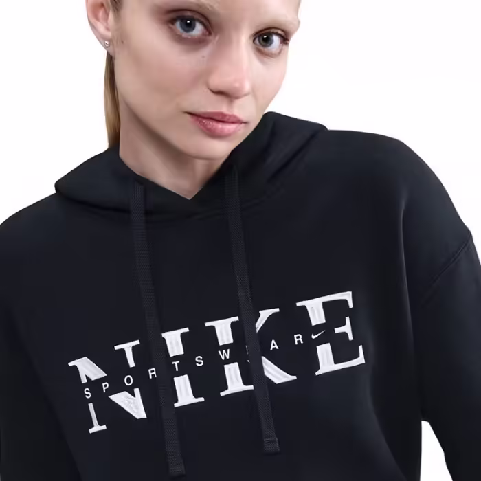Толстовка Nike W NSW PHNX FLC PO HOOD GLS - 4